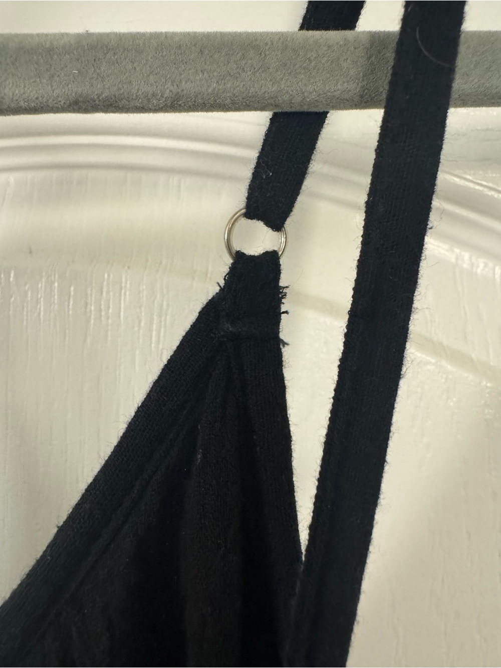 Mikoh Black Tiered Spaghetti-Strap Midi Dress - Picture 3 of 10